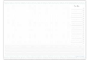 Sophies Kartenwelt - Sottomano da scrivania in carta da strappare, in pratico formato DIN A3, con 25 fogli, con pratica lista da fare