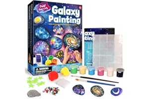 LiRiQi Ensemble de Peinture Rupestre, Kit de Peinture sur Pierres Bricolage Enfant contient 20 pierres, Creatif Jouet Fille Garçon 4 5 6 7 8 9 10 Ans, Enfants Activites Manuelles Cadeau d'anniversaire