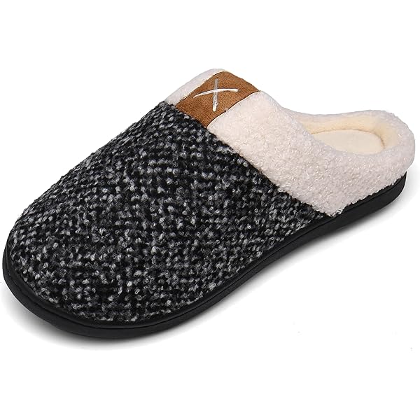 COFACE Pantoffels voor dames, warme winterhuislaarzen, gevoerd, pluche bont, huislaarzen, Alles zwart., 37/38 EU COFACE Pantoffels voor dames, warme winterhuislaarzen, gevoerd, pluche bont, huislaarzen, Alles zwart., 37/38 EU