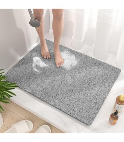 Pevfeciy Douchemat Antislip 75x75 cm Antislip Douchemat Moderne minimalisme Zacht en Comfortabel PVC,Hoge doorlatendheid,Voor moderne badkamers