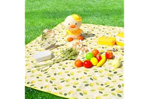 TFSZE Couverture Pique Nique 150x200cm,Couverture De Pique-Nique Pliable Pour L'extérieur,Nique Tapis De Camping Imperméable Et Résistant Au Sable,De Transport Pour Famille,Plage,Camping(Verte Feuill)