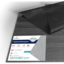 Tapis Antidérapant 120x180cm - Protection Sol Et Tapis - Facile à Découper Et Nettoyer