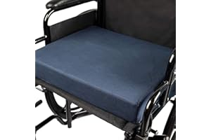 BECKY CAMERON Cushion for Office Chairs, Wheelchairs, FSA HSA Eligible, Scooters, Kitchen or Car Seats for Support and Height while Reducing Stress on Back, Tailbone or Sciatica. (18x16x2 inches)