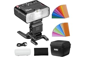 ‎GODOX Godox MF12 TTL makro Flash 12 W 2,4 G bezprzewodowy system X wbudowana bateria litowa nadaje się do kwiatów, owadów, fotografowania portretowego, kompatybilna Sony, Canon, Fuji itp.