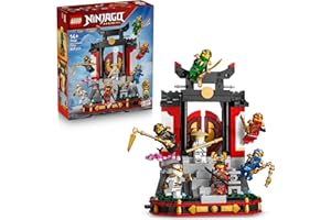 LEGO NINJAGO 15th Anniversary: Ninja Toy for Children with Monastic Gate, 8 Minifigures and Swords – Gift for Boys from 14 Years and Adults – 71866