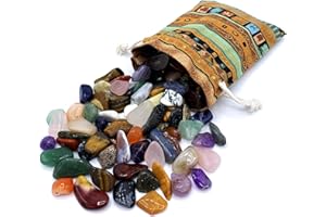 PURAJA Juego de Minerales y Rocas para Niños | Colección de Piedras Preciosas Naturales | Caja de Minerales Educativa para Niños (S (1-1.5cm))