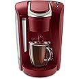Keurig K-Select Single Serve K-Cup Pod Coffee Maker, With Strength Control and Hot Water On Demand, Vintage Red