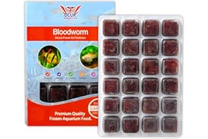 BCUK Frozen Fish Food Bloodworm Blister Pack 100g x10