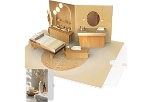 PACKLIST Pop Up Card Voucher Massage - 3D Wellness Gift for Couples, Women & Men - Original Voucher Card Birthday, Anniversary, Christmas - Give Pure Relaxation!