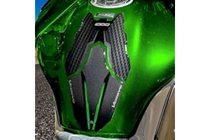 Resin Bike Motorcycle 3D Stickers Compatible with Kawasaki Versys 1000 2017-20 Grand Tourer Metal Green. Tank Protector Protection from Bumps and Scratches. Resin Stickers - Gadget Moto