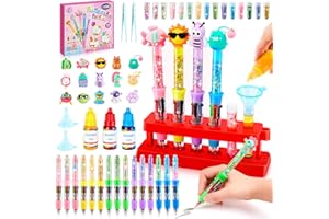 BYHANO DIY Pen Making Kit for Kids, 15PCS Personalised Pens, Pen Creator Studio, Creative Craft kits for Kids, Ideal Birthday Presents Christmas Gifts for Girls Boys Ages 6+