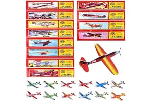 XULEGGNK Planeurs Polystyrène, Voler Planeur Avions Jouets, Avions en Polystyrène Expansé, Avions Jouets pour Enfants, Mousse Main Lancer Planeur, Différents Motifs,pour Garçons Filles,12Pièces
