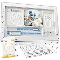 Coperta Mesi Neonato Con 12 Cornici - Set Regalo Nascita Unisex Tema Floreale - Foto 8