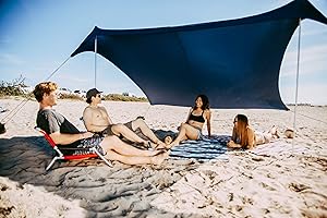 Neso Tienda Tents Grande Beach, 2,1 m (7 pies) de Altura, 2,7 m (9 pies) x 2,7 m (9 pies), Esquinas reforzadas y un Bolsillo más frío(Color)