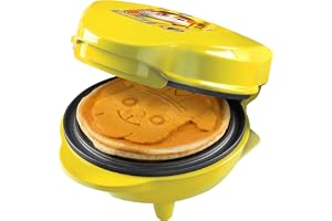 Paw Patrol Mini våffeljärn våffeljärn med specialplatta "Gummi", våffelstorlek: Ø 10 cm, perfekt storlek för barn, födelsedag
