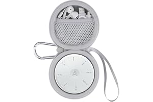 Aenllosi Funda de Transporte Rígida Compatible con Artiphon Orba 2 Sintetizador Portátil, Sampler, Looper y Controlador Midi - Sin Equipamiento(Blanco,Solo Funda)