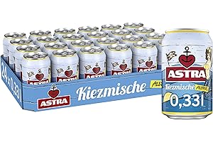 ‎ASTRA Astra Kiezmische fruchtig, trübes Alster Radler, Bier Dose Einweg (24 X 0.33 L)