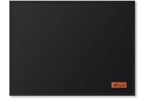 FLASLD Magnet Fireplace Blanket for Heat Loss, Black Fireplace Blocker Blanket, Fireplace Draft Guard Cover, Fireplace Draft Stopper Save Energy Blanket for Winter (38" W x 32" H)