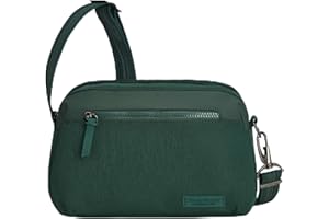 Travelon Unisex's Metro Anti-Theft kopuła crossbody, leśny wrzos, Wrzos leśny