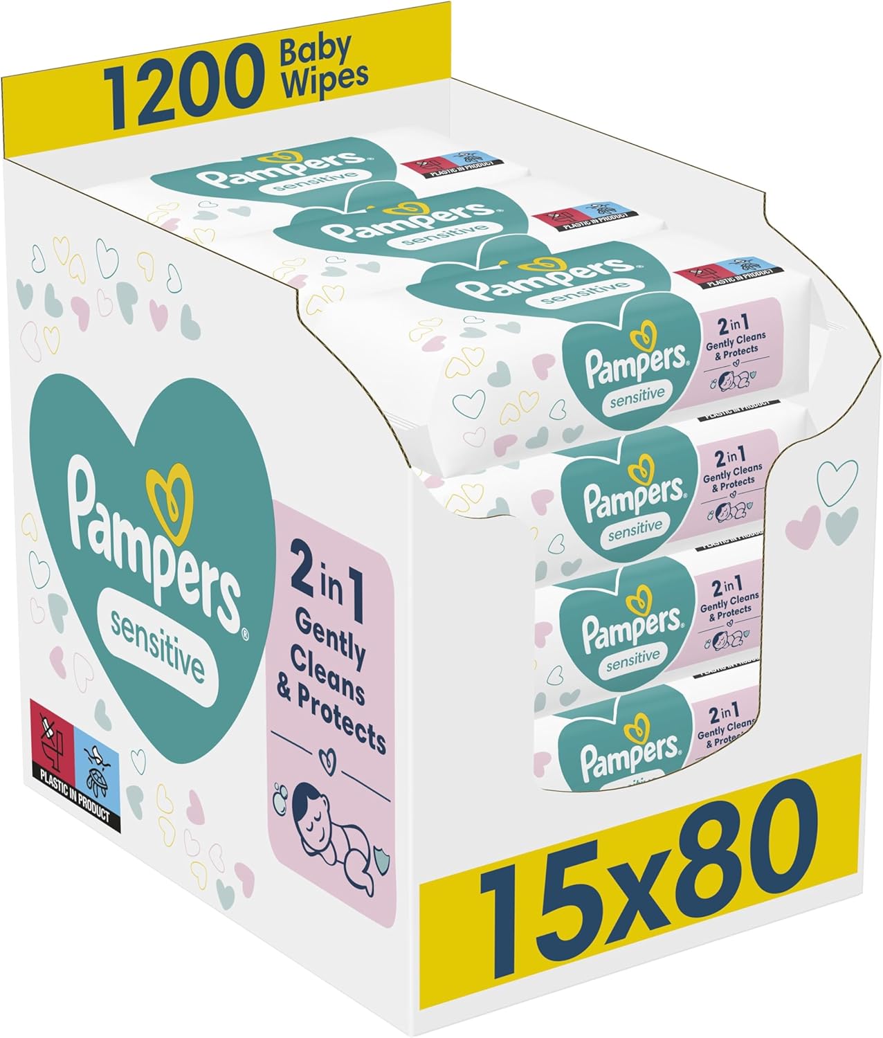 Avis d'Expert & Test Approfondi : Pampers Sensitive Baby Wipes Multipack 1200 C (Sélection)