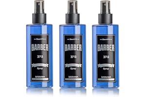 ‎BARBER MARMARA BARBER MARMARA No.2 Eau de Cologne Pump-spray Herren (3x 250ml) After Shave Men - Duftwasser - Rasierwasser Männer - Erfrischt kühlt - Herren Duft - Desinfizierend 70° Alkohol - (3x No.2)