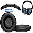 AHG Accessory House Global QC2 QC15 ear pads and QC2 QC15 Headband pad Cushion. Compatible with Bose QuietComfort 15 (QC15) and Bose QuietComfort 2 (QC2) Headphones. Easy DIY Fit/EXTRA THICK