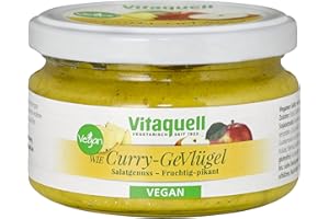 Vitaquell Curry-GefVlügel-Salat - vegan, fruchtig-pikant, 180 g To Go