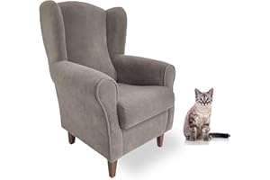 GASTEN A GUSTO BLACK DAYS- Sillón Butaca Orejera- Tela Anti-antiaraños, especial para gatos. Se limpia con facilidad, tratamiento antimanchas - (Medidas : 103*74*78 cm.) Disponible en Gris y Avellana (Gatos Gris)