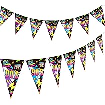 Decorazioni Anni '90 - 32 Pezzi Spirali Colorate | Feste Hip Hop, Discoteca - Foto 10