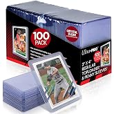 Ultra Pro 3 x 4 Inches Clear Trading Cards (Includes Top Loaders and 100 Sleeves), Kids, Multi-Coloured, 3x4