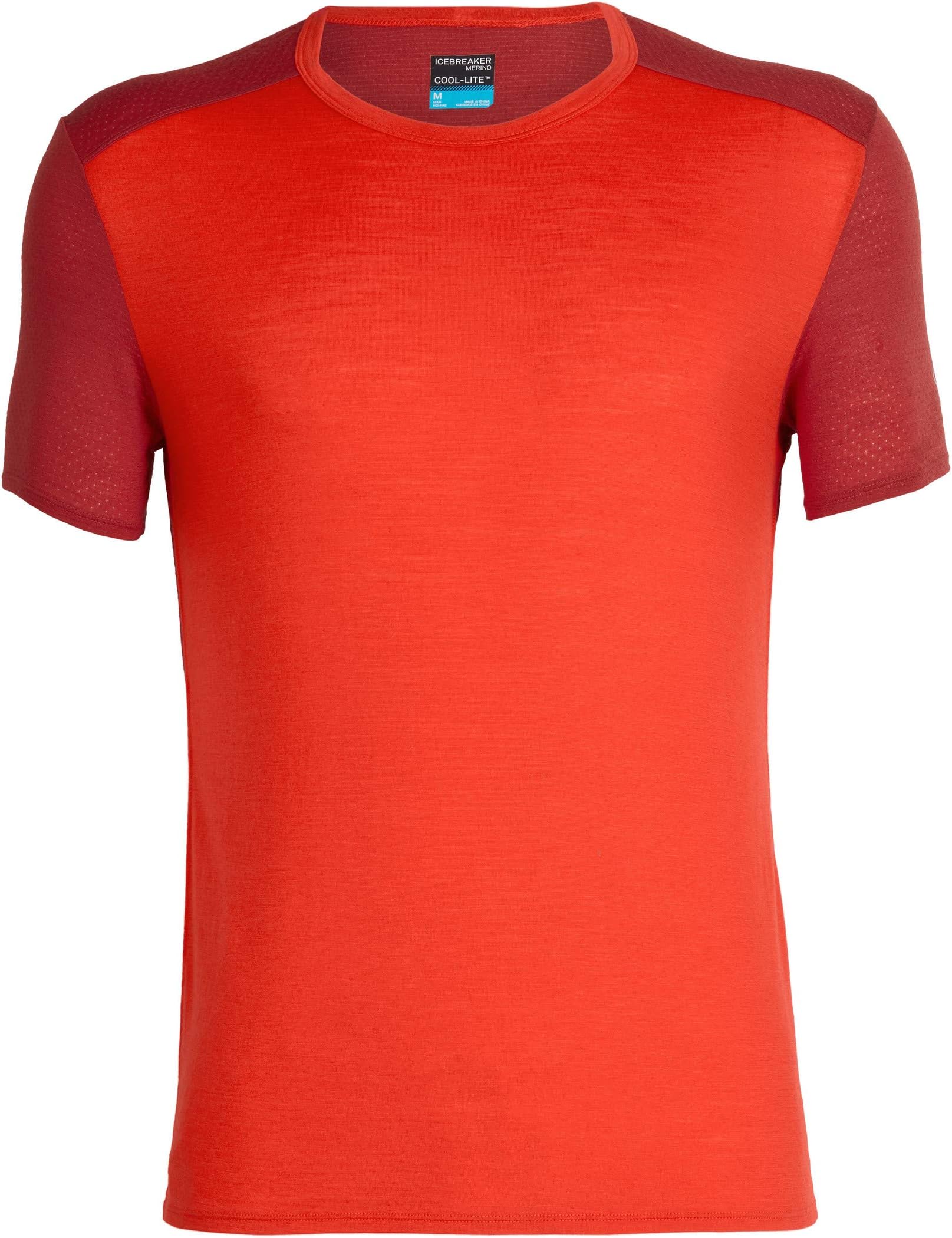 Icebreaker Amplify SS Crewe Top Men thunder/panther heather 2019 Running T-shirt