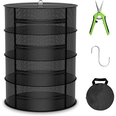 Supvox Kräuter Trockengestell - Stapelbares Trockengitter Aus Holz Für Tee & Heilkräuter