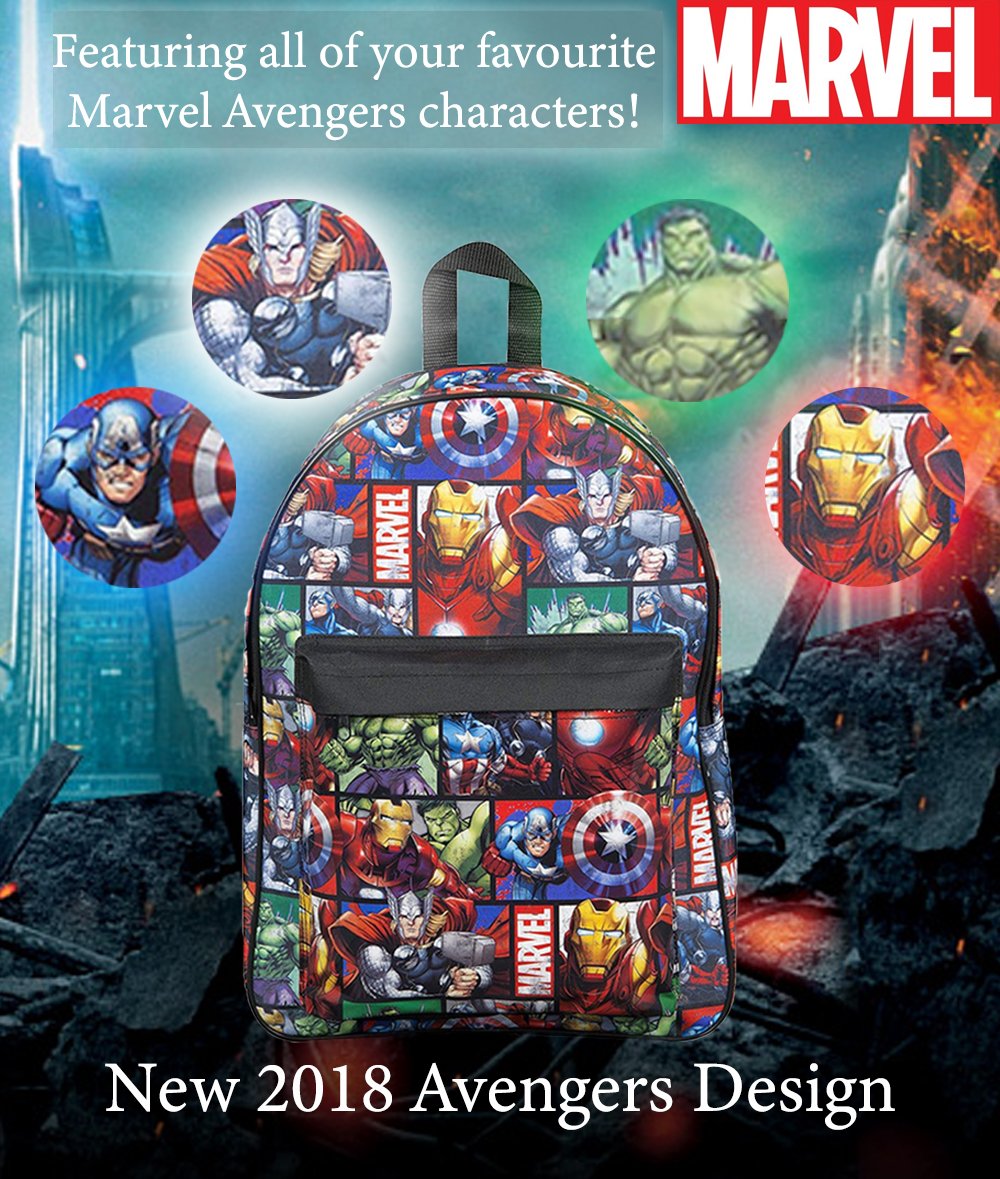 Marvel-Avengers-Kinderrucksack-Mehrfarbig-Mehrfarbig