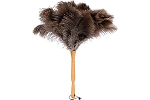 DIE SCHUHANZIEHER Plumero con Plumas de Avestruz - Plumero Hecho en la UE - Hecho a Mano - 50 cm de Largo z2921