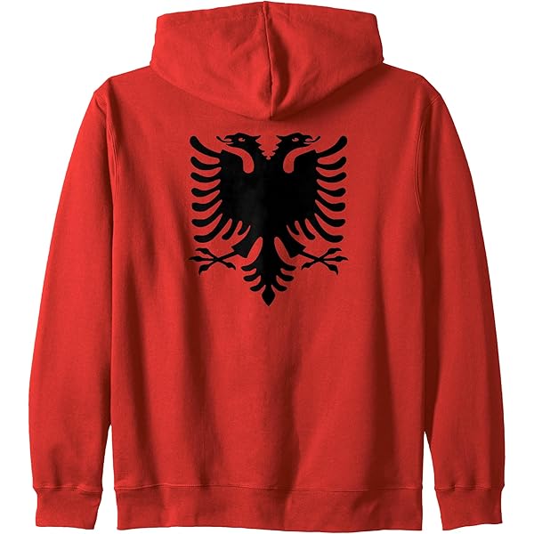 Albanie Jacke Albanie Shqipëria Hoodi Pull À Capuche Albanie
