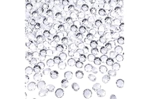 TOAOB THE ONE AND ONLY BABY TOAOB 5000 Pezzi Cristalli Decorativi Dispersione 4.5 mm Trasparente Bianco Diamante Acrilico Coriandoli per Vasi Riempitivi Matrimonio Feste Compleanni Artigianato Decorazioni Tavoli