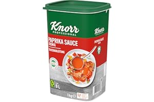 ‎KNORR Knorr Paprika Sauce Cremig (pikant- fruchtiger Paprikageschmack) 1er Pack (1 x 1 kg)