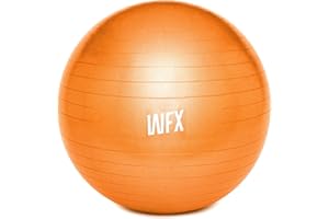 #DoYourFitness® x World Fitness WFX Ballon de Gymnastique »Orion« avec Pompe/Ballon de Fitness Robuste et écologique/idéal pour la Gymnastique, Le Yoga & Le Fitness/Taille : 55 cm/différents Couleurs