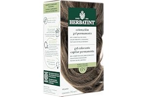 Herbatint Coloración Gel Permanente para Cabello 6N Rubio Oscuro - 170 ml | Sin Amoniaco, 100% Cobertura de Canas | para Pieles Sensibles, con 8 Extractos Naturales Bio