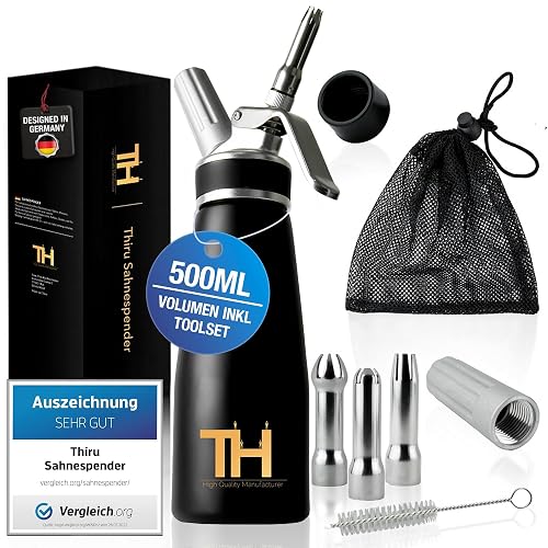 Thiru Sahnesyphon mit Toolbox, inkl. 3 Tüllen