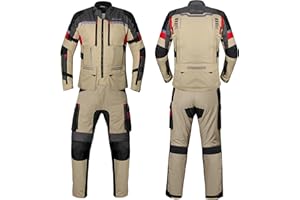 PRO FUTURE TUTA 2 PEZZO DA MOTO IN TESSUTO 3 STRATI 4 STAGIONI DA UOMO GIACCA E PANTALONI