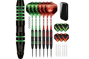 saiyuanxing Steel Point Dart，22g Darts Set，Professional Metal Dart, Aluminum Axis Dart with Additional Wings, Metal Dart for Dart Board, Professional And Beginner Dart Set