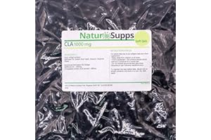 Natur Supps Conjugated Linoleic Acid 1000mg 365 Softgel Capsules (CLA) Supplement, Omega 6 High Strength CLA