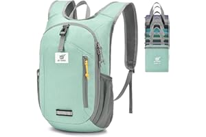 SKYSPER Mochila Plegable Ultraligera 10L, Mochila de Viaje Mochilas de Marcha Pequeña Ahorra espacio para Hombre Mujer Viaje Excursiones Cortas Senderismo