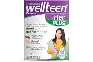 Vitabiotics Wellteen Her Plus - 56 Tablets/Capsules, 56 Count (Pack of 1)