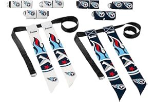 Franklin Sports Set da Football Americano NFL con Bandiera della Squadra, Cinture e Bandiere, per Bambini e Adulti, Adatto Fino a 91,4 cm di Vita, Licenza NFL