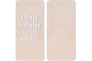 ORIGREEN 2 Stück Filz Pinnwand Korkplatte Bulletin Board Tiles - Filz-Pinnwandfliesen mit selbstklebender Rückseite für Wände, Vision Board für Zuhause, Büro, Pinnwanddekorationen, 43x20 cm, Dunkles Kamel.