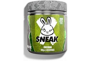 SNEAK | Sour Apple Edition | In-Game Focus Boost Energy Drink, Zero Sugar, Low-Calorie, Vegan | 40 Servings