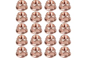 Flewdart 20 pcs Auspuffmutter m8 Sechskant, abgaskrümmer Krümmermuttern m8, krümmer stehbolzen Mutter für E30 3er Serie A2001420072 11621711954
