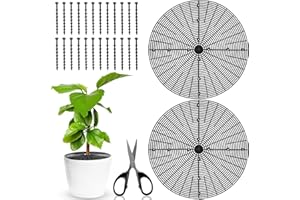 BSTDAYEVER Blumentopfgitter Blumentopf Abdeckung 52cm 2Stk Pflanzenschutz Katze Umweltfreundlichem Pflanzenschutzgitter Ungiftigem für Kinder und Haustiere Schutz von Pflanzen zu Hause vor dem Umkippen